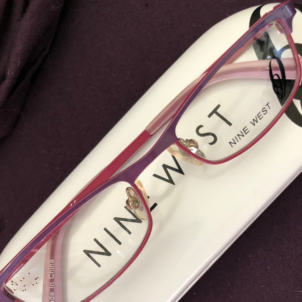 Nine West glass frames for girls NWOT Violet